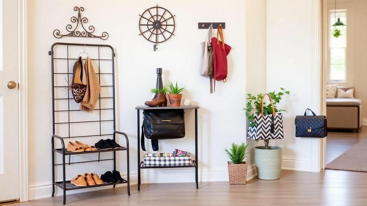 How do you keep shoes, keys, and bags organized neatly? How do you keep shoes, keys, and bags organized neatly?