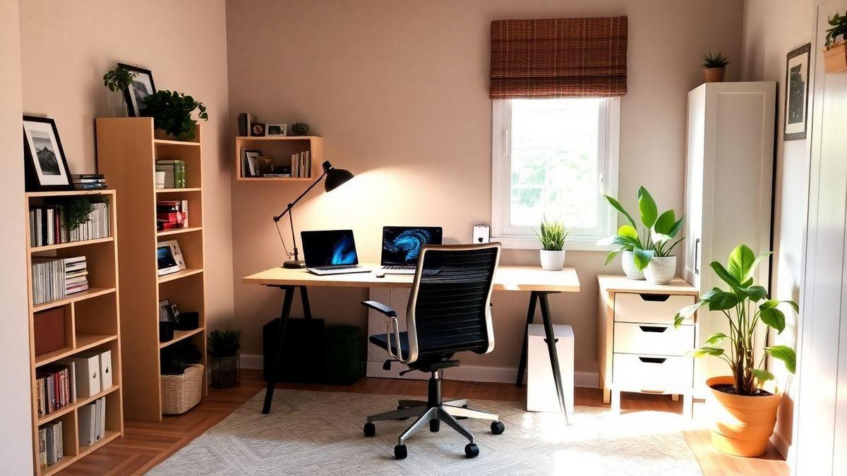 Lighting and Ergonomics: Making a Small Home Office Work Lighting and Ergonomics: Making a Small Home Office Work