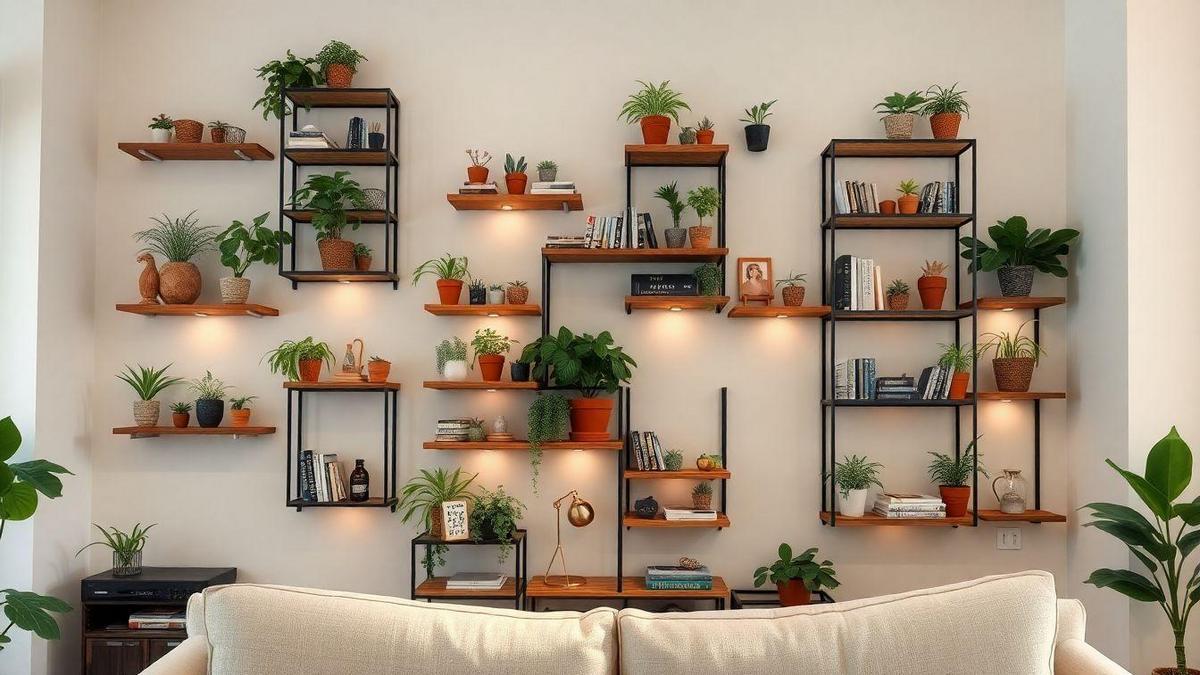 What are the best types of wall-mounted shelves to use?