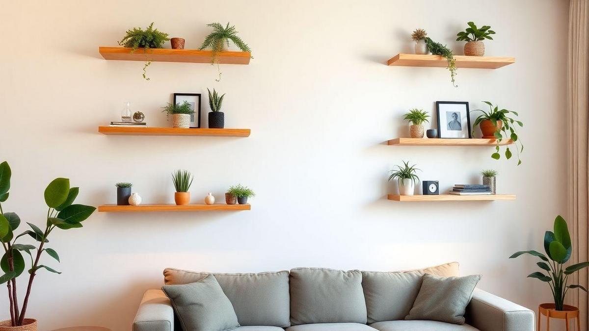 Floating shelves that add charm and storage Floating shelves that add charm and storage
