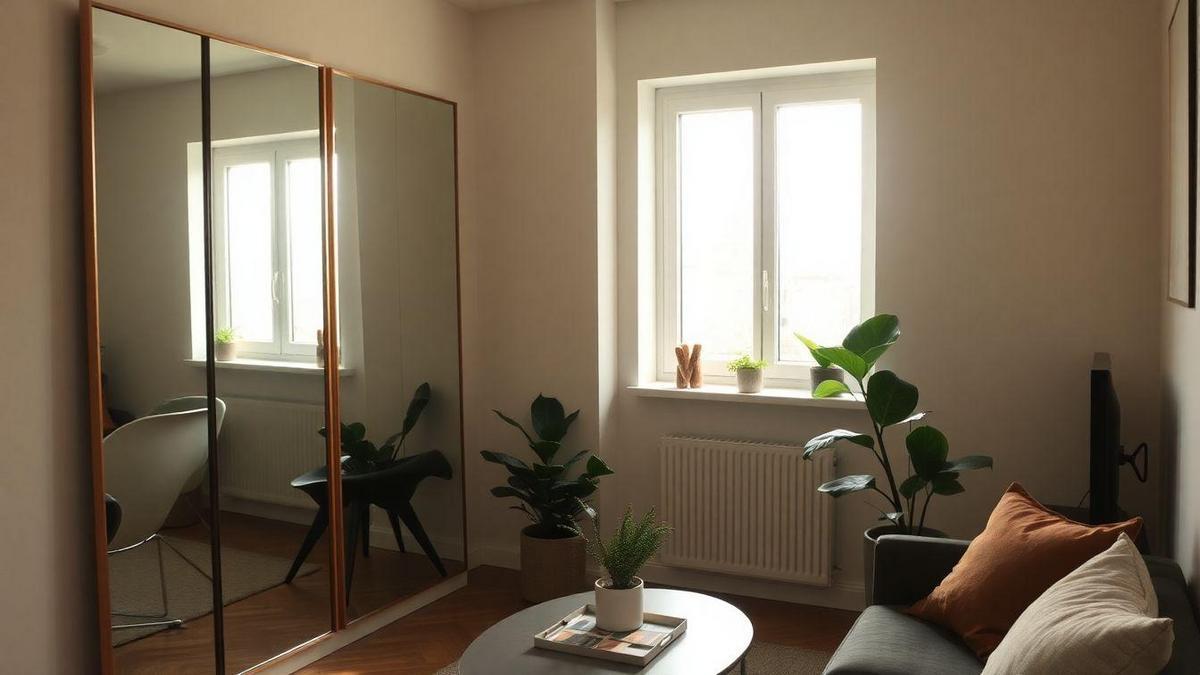 Mirrors and Reflections: The Small Apartment Secret Mirrors and Reflections: The Small Apartment Secret