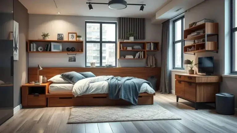 space in tiny bedrooms