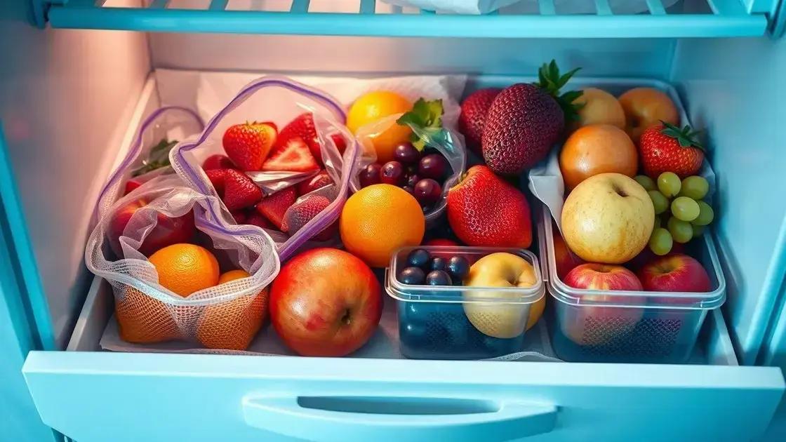 A melhor forma de embalar as frutas na geladeira A melhor forma de embalar as frutas na geladeira