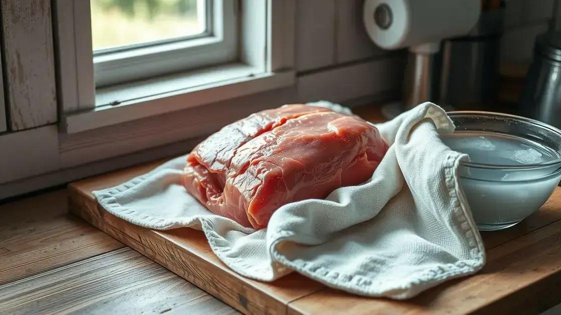 Alternativas naturais para descongelar carne Alternativas naturais para descongelar carne