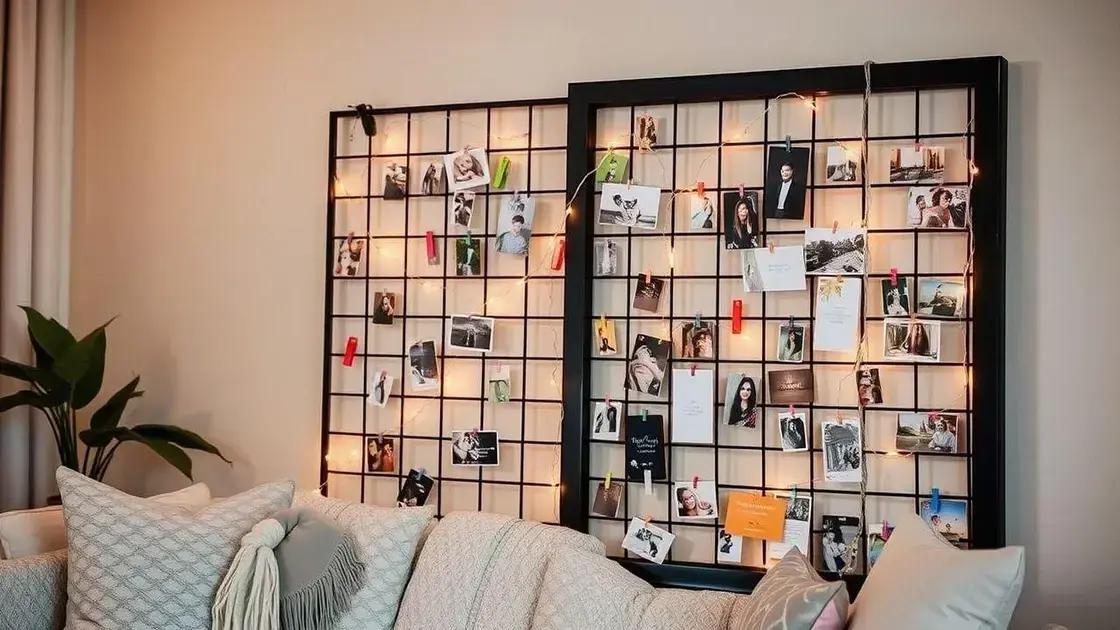 Como personalizar seu painel de fotos com estilos variados Como personalizar seu painel de fotos com estilos variados