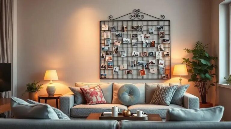 Como uma grade de ferro virou o painel de fotos mais elogiado da minha casa