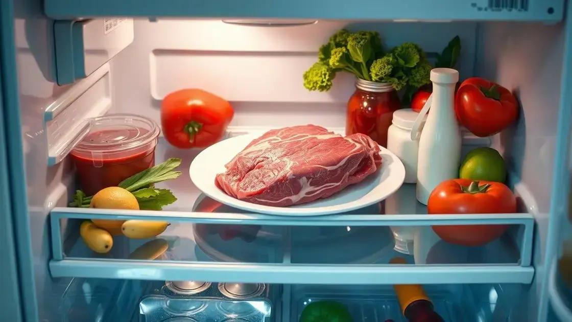 Descongelar carne na geladeira: prós e contras Descongelar carne na geladeira: prós e contras
