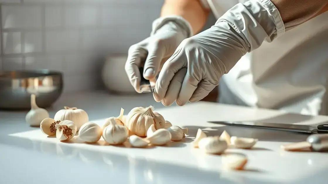 Dicas para evitar o cheiro ao manusear alho Dicas para evitar o cheiro ao manusear alho