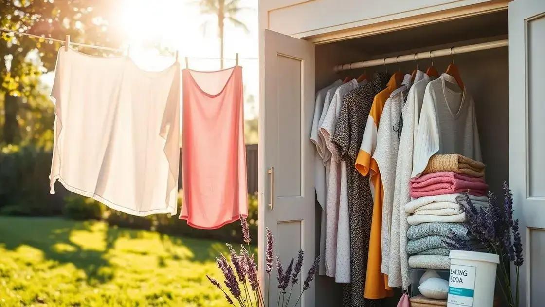 Dicas para manter a roupa fresca por mais tempo Dicas para manter a roupa fresca por mais tempo