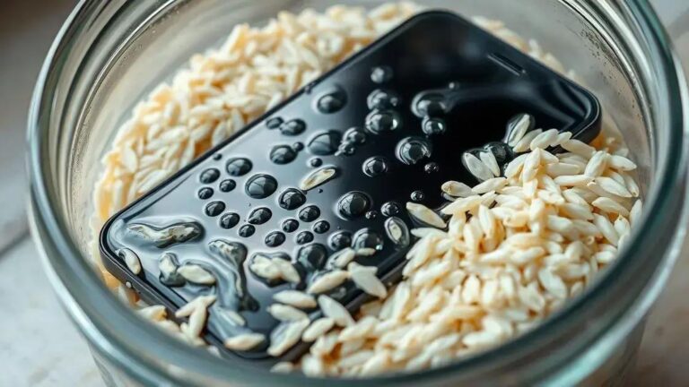 Esse truque com arroz cru salva o celular molhado – será que funciona mesmo?