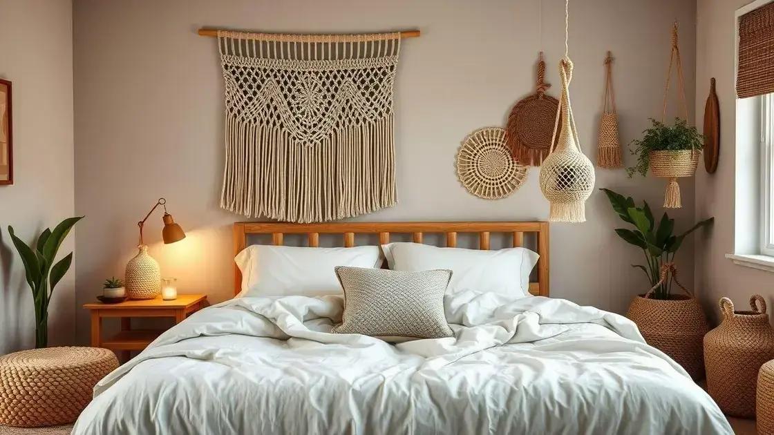 Inspirações para decoração com corda no quarto Inspirações para decoração com corda no quarto