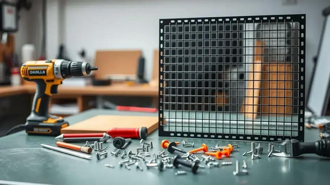 Materiais e ferramentas essenciais para montar seu painel Materiais e ferramentas essenciais para montar seu painel