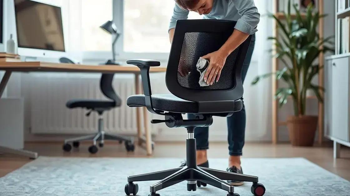 tips to maintain your chair for lasting comfort tips to maintain your chair for lasting comfort