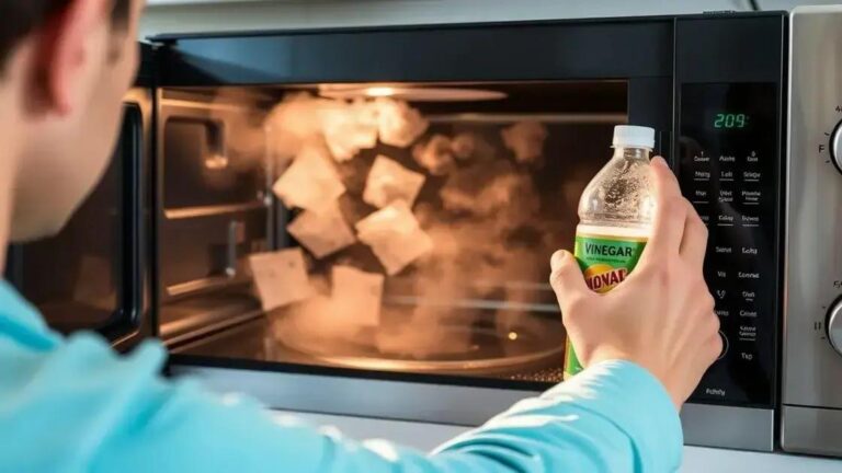 Você sabia que o vinagre deixa o micro-ondas limpo em 3 minutos? Veja como!