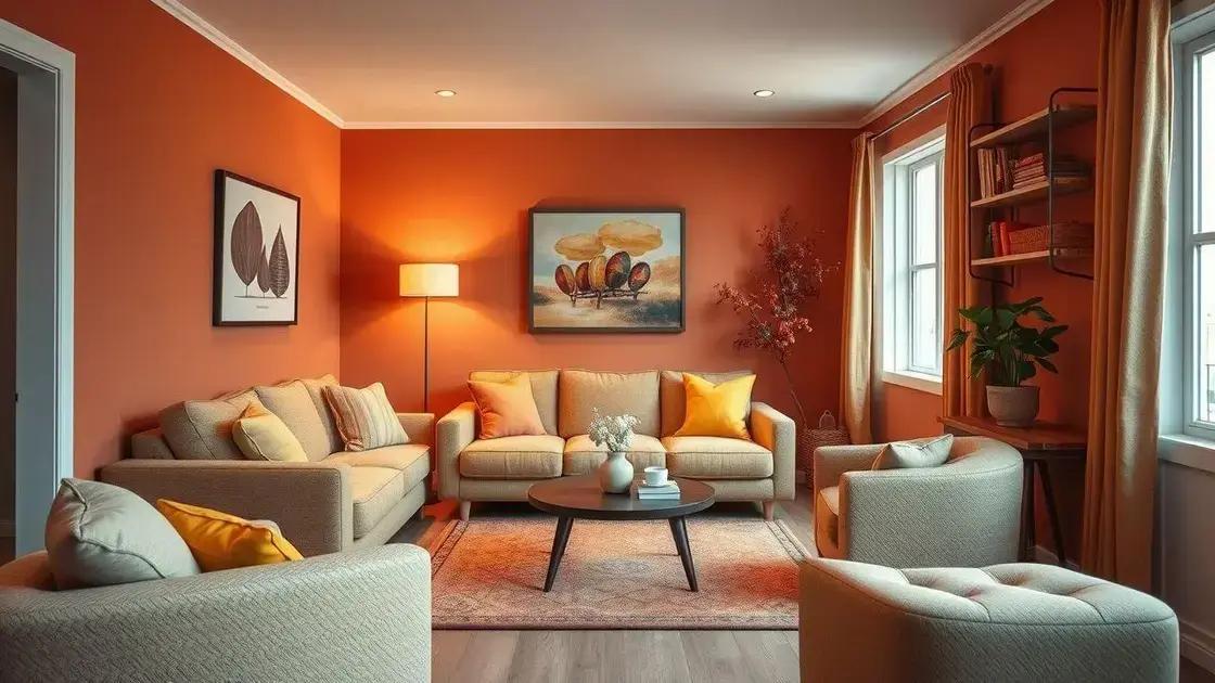 Warm color palettes and their effect on coziness Warm color palettes and their effect on coziness