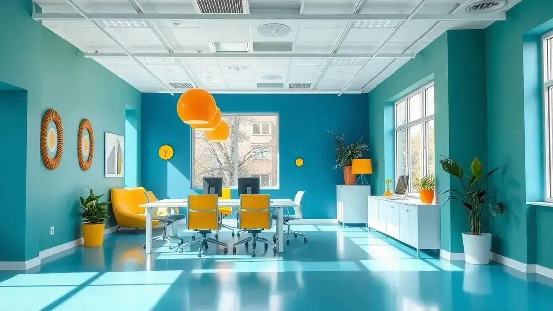 Escolha de cores para ambientes corporativos