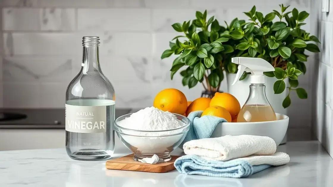 Produtos naturais que facilitam a limpeza doméstica Produtos naturais que facilitam a limpeza doméstica